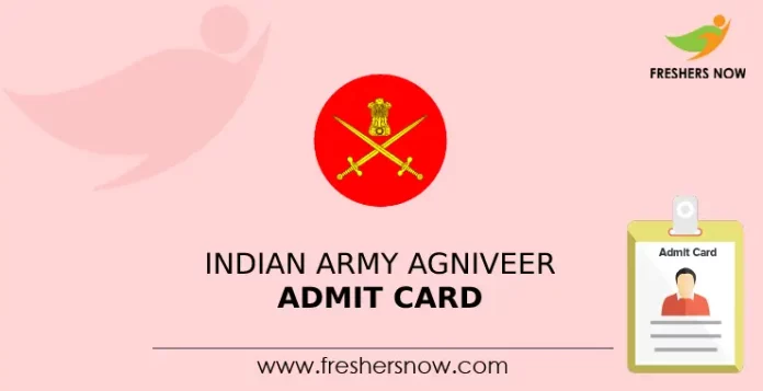 Indian Army Agniveer Admit Card