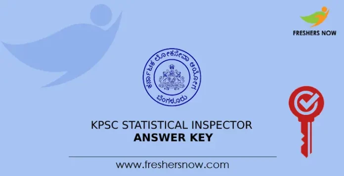 KPSC Statistical Inspector Answer Key