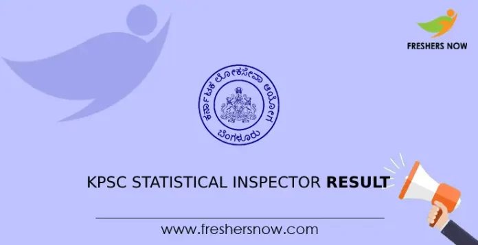 KPSC Statistical Inspector Result