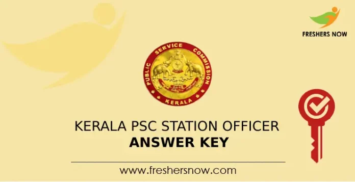 Kerala PSC Station Officer Answer Key