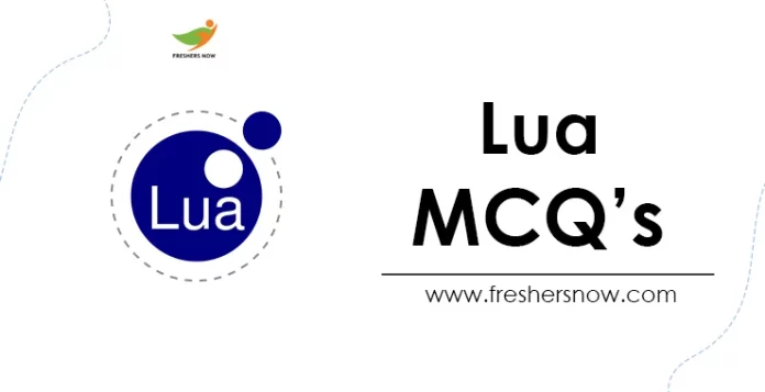 Lua MCQ's