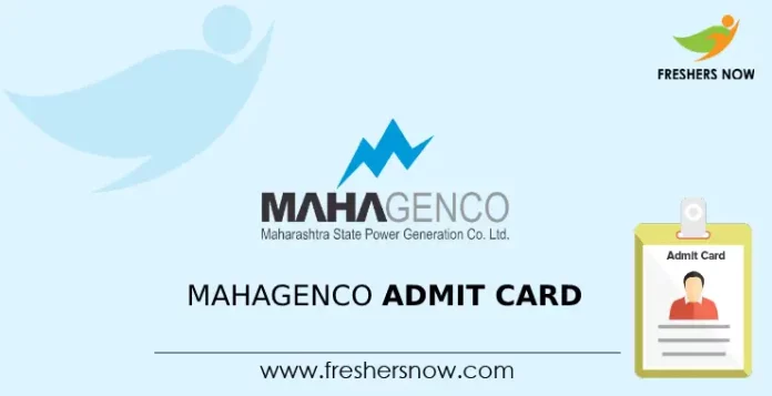 MAHAGENCO Admit Card