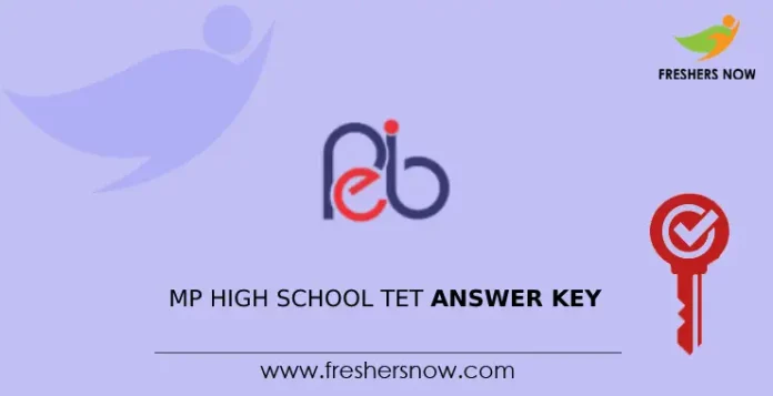 MP High School TET Answer Key