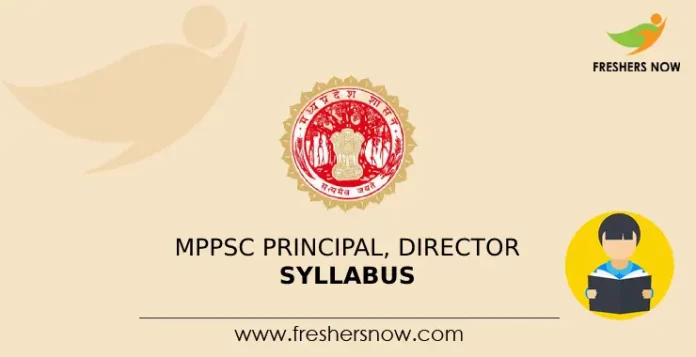 MPPSC Principal, Director Syllabus
