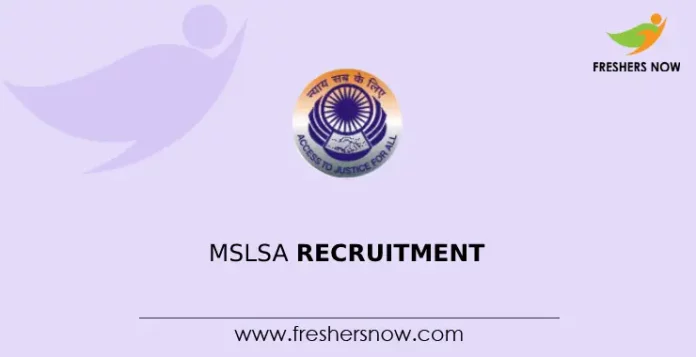 MSLSA Recruitment