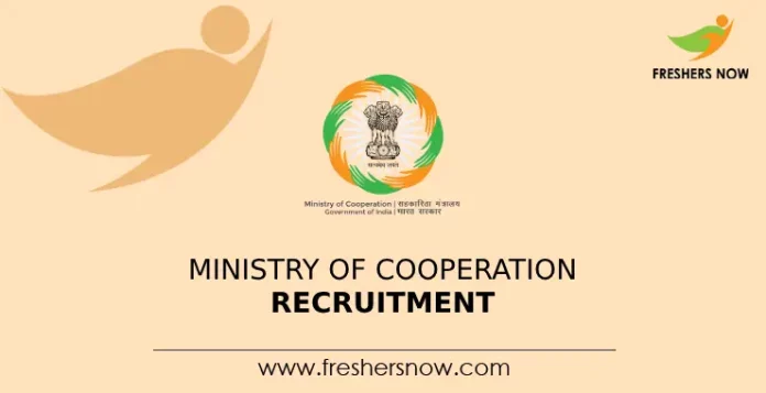 Ministry of Cooperation Recruitment