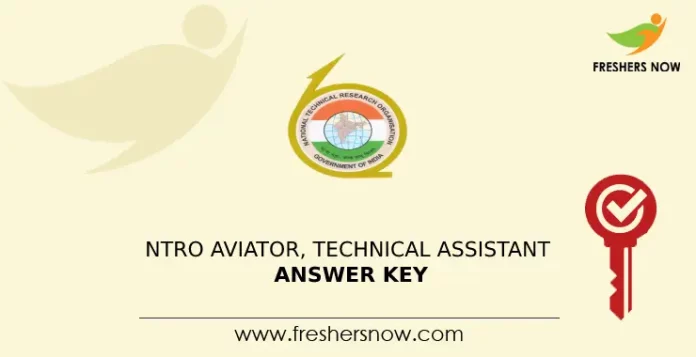 NTRO Aviator, Technical Assistant Answer Key