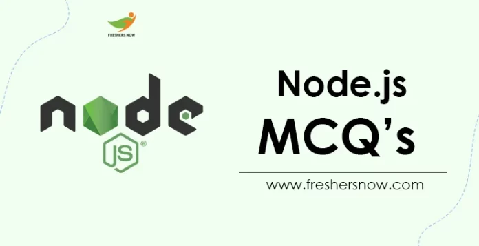 Node.js MCQ's
