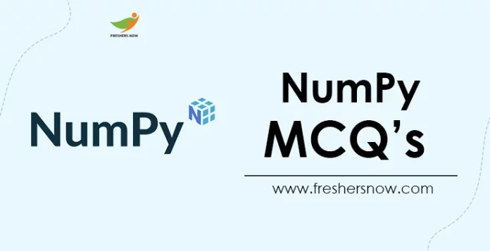 NumPy MCQ's