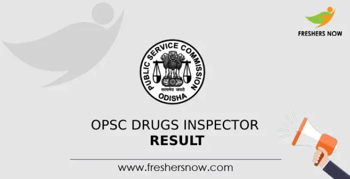 OPSC Drugs Inspector Result