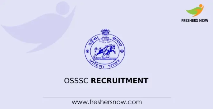 OSSSC Recruitment