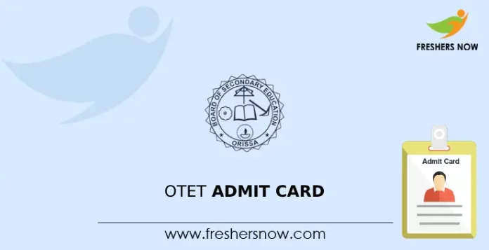 OTET Admit Card