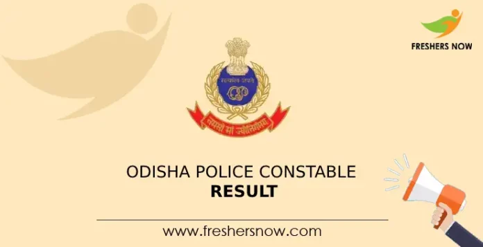 Odisha Police Constable Result