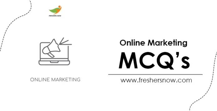 Online Marketing MCQ's