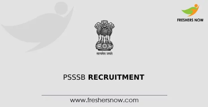 PSSSB Recruitment