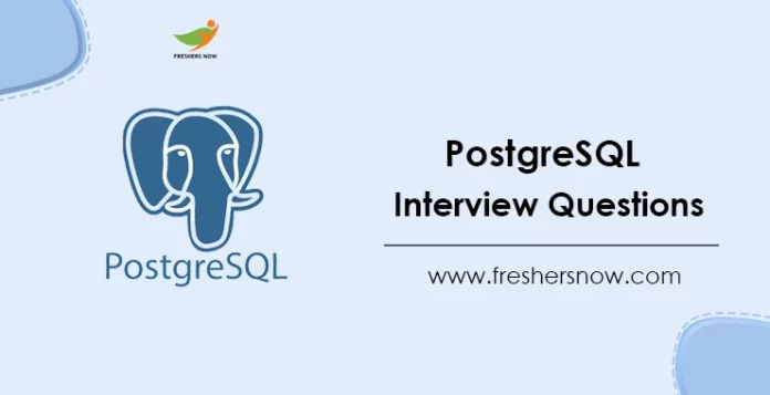 PostgreSQL Interview Questions