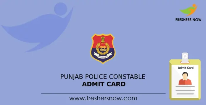 Punjab Police Constable Admit Card