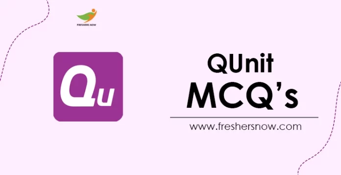 QUnit MCQ's