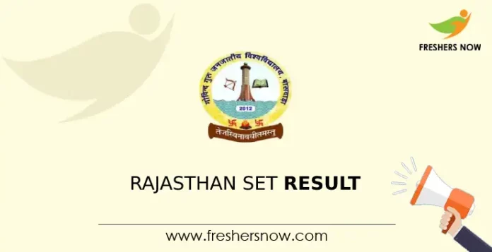 Rajasthan SET Result