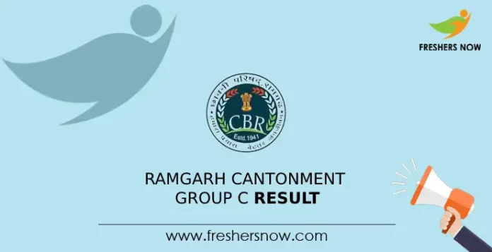 Ramgarh Cantonment Group C Result