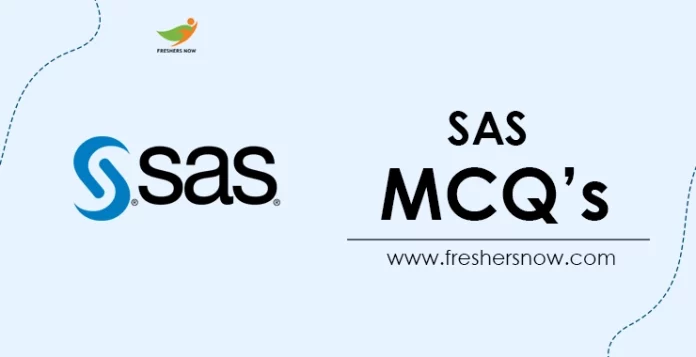 SAS MCQ's