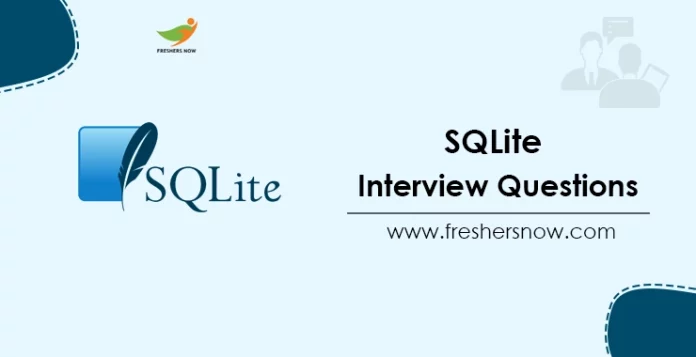 SQLite Interview Questions