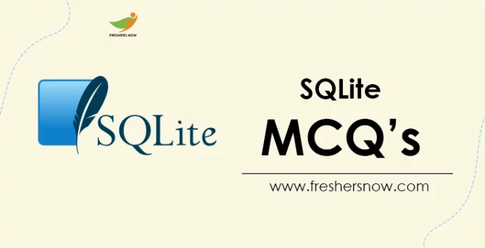 SQLite MCQ's