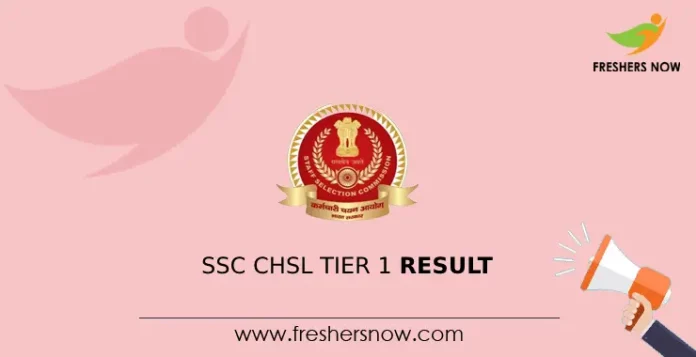 SSC CHSL Tier 1 Result