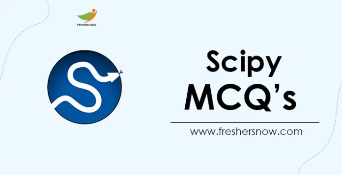 SciPy MCQ's