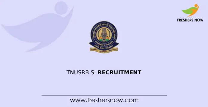 TNUSRB SI Recruitment