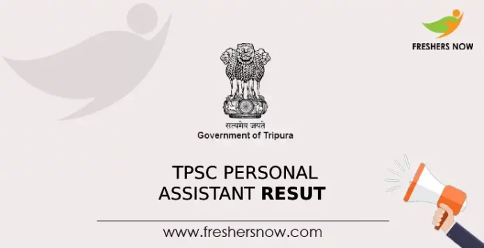 TPSC Personal Assistant Result