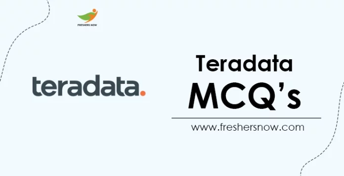 Teradata MCQ's