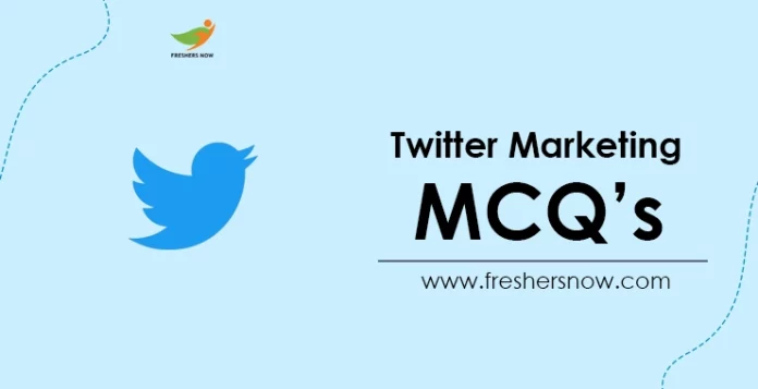 Twitter Marketing MCQ's