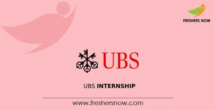 UBS Internship