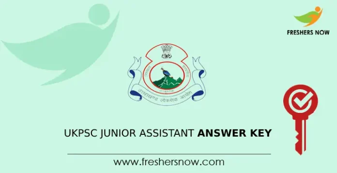 UKPSC Junior Assistant Answer Key