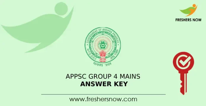 APPSC Group 4 Mains Answer Key