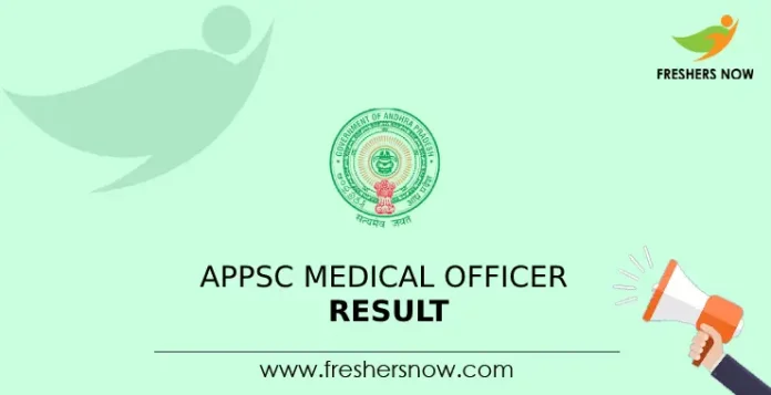 APPSC Medical Officer Result