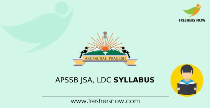 APSSB JSA, LDC Syllabus