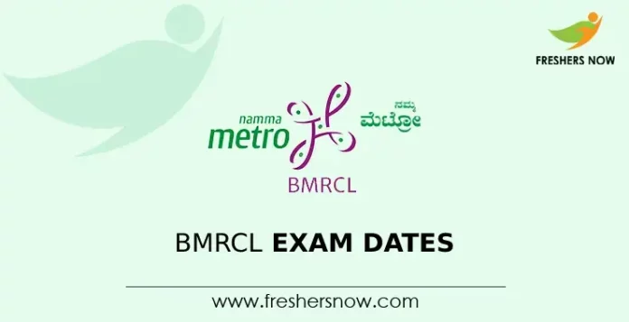 BMRCL Exam Dates