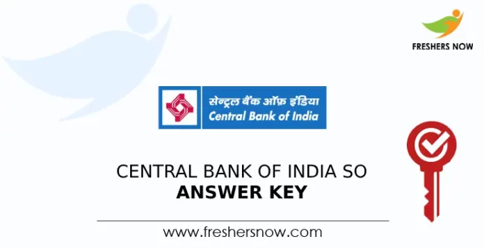 Central Bank of India SO Answer Key (1)