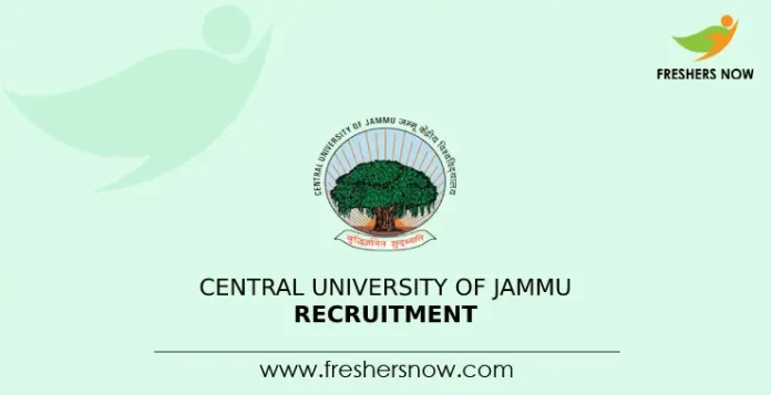 Central University of Jammu Recruitment