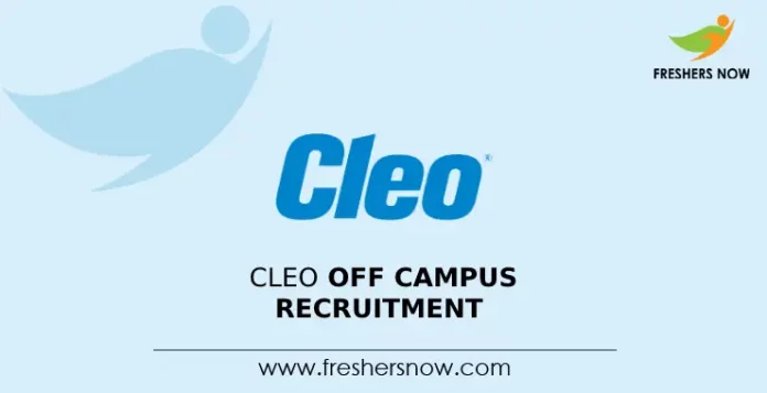 Cleo Off Campus Recruitment