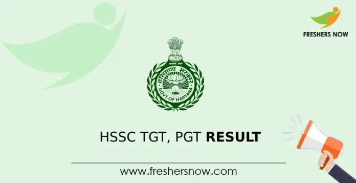 HSSC TGT, PGT Result