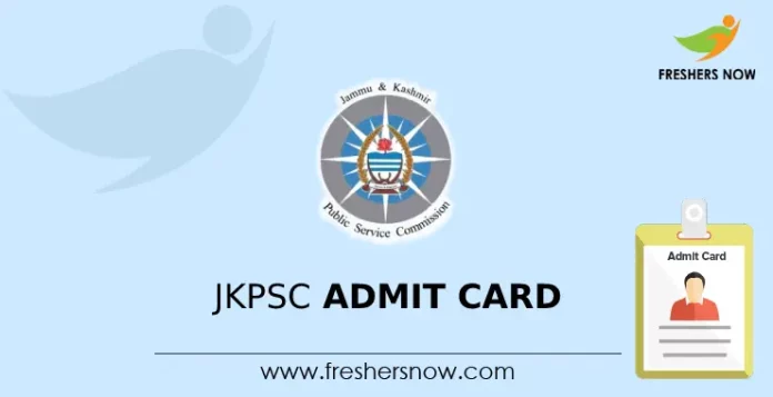 JKPSC Admit Card