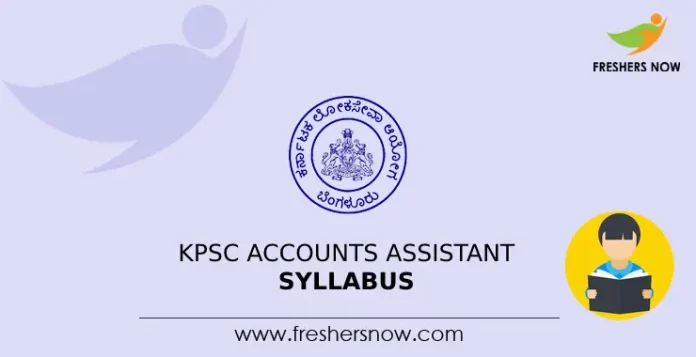 KPSC Accounts Assistant Syllabus