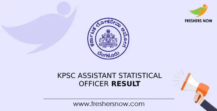 KPSC Assistant Statistical Officer Result