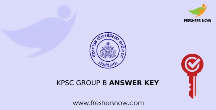 KPSC Group B Answer Key