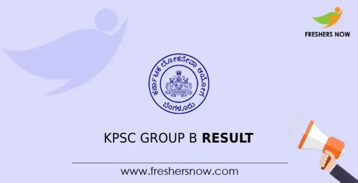 KPSC Group B Result