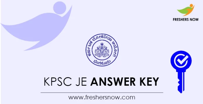KPSC JE Answer Key