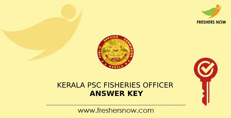 Kerala PSC Fisheries Officer Final Answer Key 2023 PDF (Out)